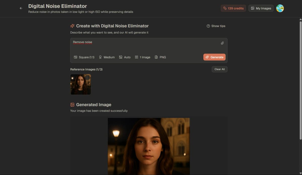 Krevo app interface in action